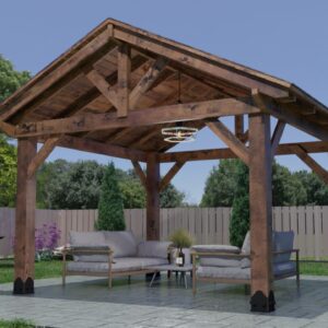 Light Timber Frame Pavilion Kits For Sale In Canada