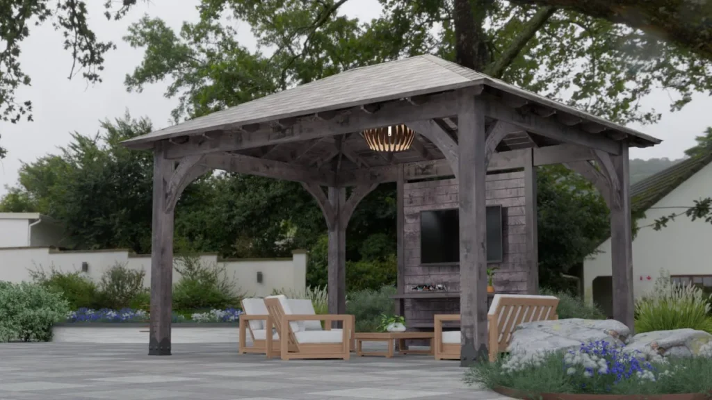 Black Ash Pavilion by NORWEH Timber Frame in Canada