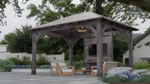 Black Ash Pavilion by NORWEH Timber Frame in Canada