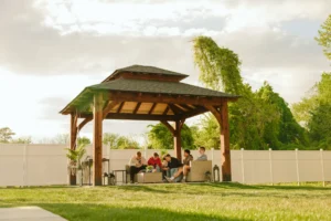 NORWEH Timber Frame Pavilion built in Canada